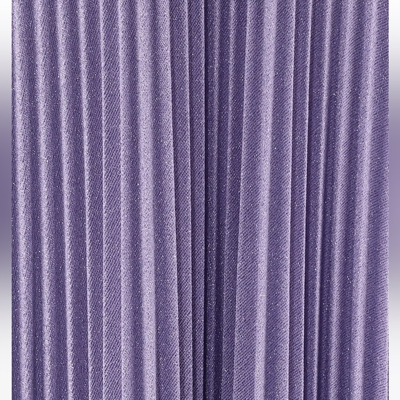 Elisabetta Franchi sexy shimmer lavander maxi dress | red carpet sleveless sizeS - Picture 4 of 7